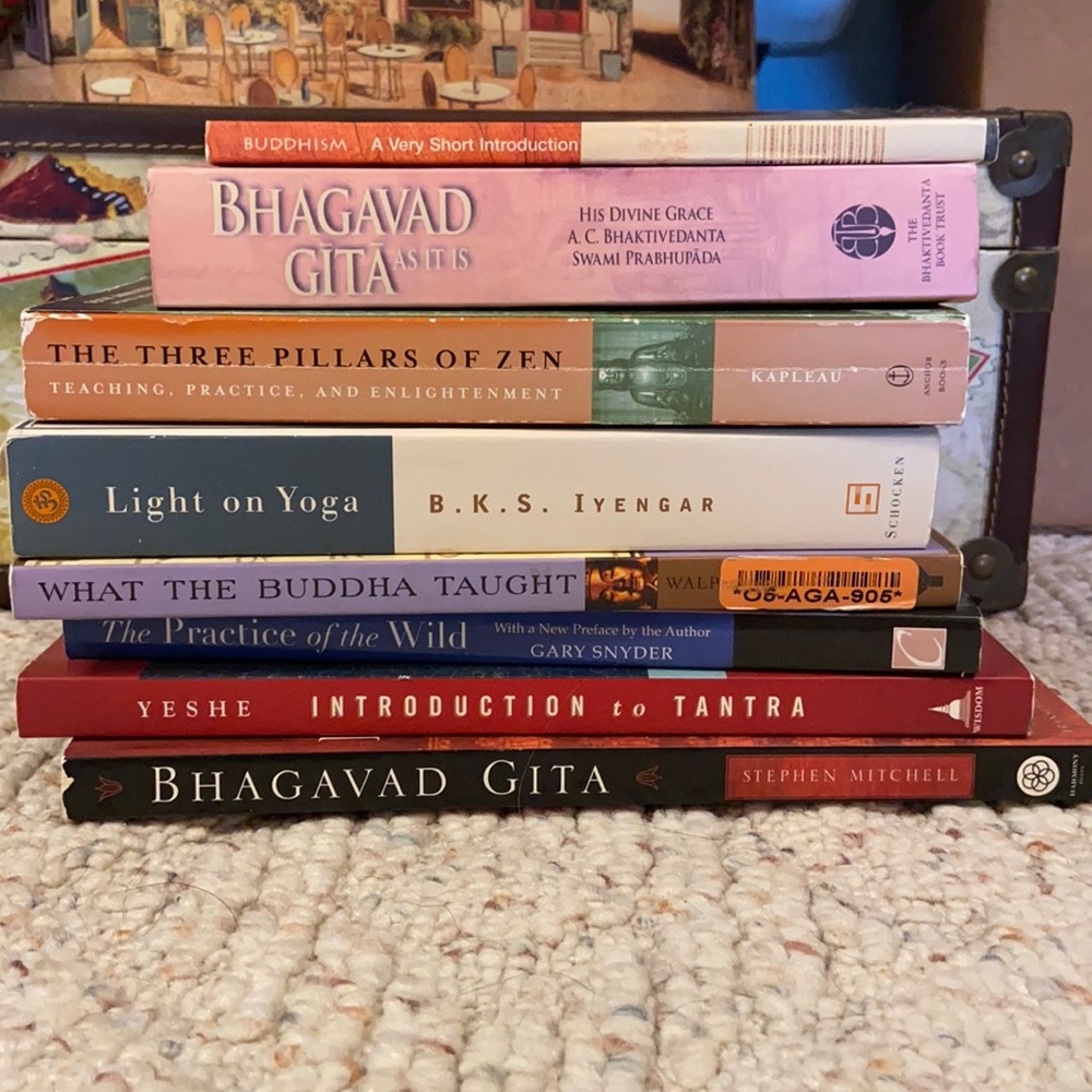 Book collection - Yoga studies, Buddhism and Zen